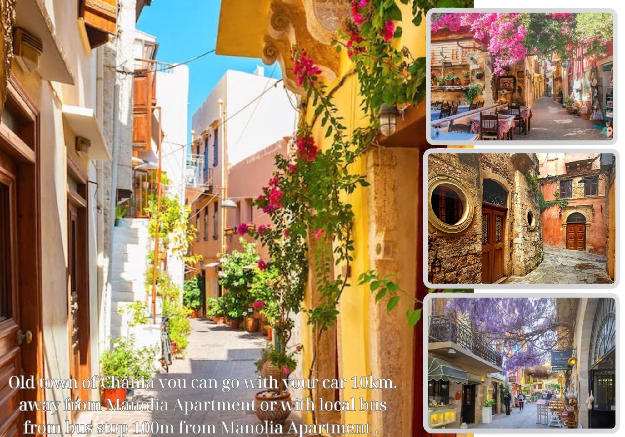 Manolia Dream Apartment 30M To The Beach Агия-Марина Экстерьер фото